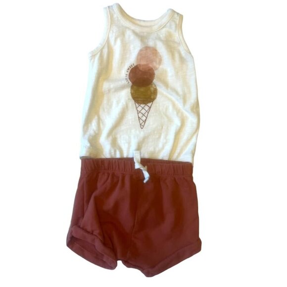 Little Co. by Lauren Conrad Girls Organic 2 piece Outfit 24m - Picture 1 of 7